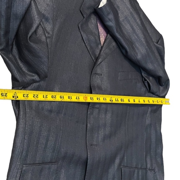 Earvin Magic Johnson Men's Sport Coat Jacket Blazer Style In Italy, Size 44R - Picture 13 of 13